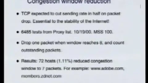 Identifying the TCP Behavior of Web Servers