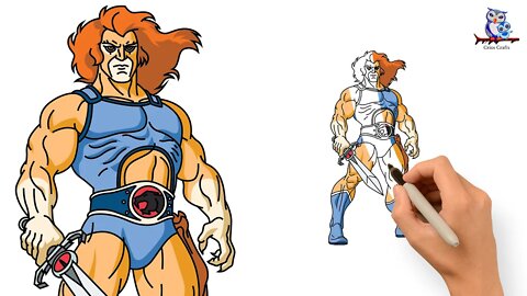 How to Draw Lion-O - ThunderCats - Step by Step Tutorial