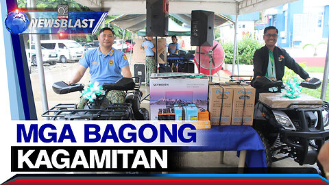 Tourist police unit ng Ilocos Norte, pinalakas pa ng mga bagong kagamitan