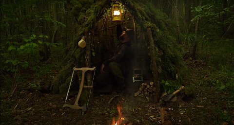 Wilderness Survival: Crafting a Forest Shelter and Foraging Herbal Camp Cuisine