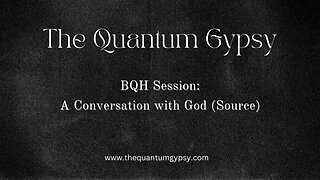 BQH Session A Conversation with God in the void