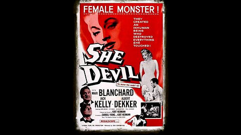 She Devil 1957 | Vintage Horror | Vintage Sci Fi Movies | Vintage Science Fiction