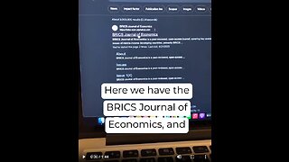 🚨BRICS JOURNAL OF ECONOMICS mentions $XRP, #XRPL and DLT in paper📄 about DE-DOLLARIZING.