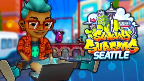 Subway Surfers Seattle com Referência a Blades of Brim