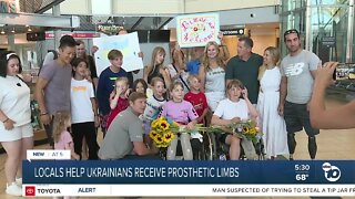 Locals help Ukrainians receive prosthetic limbs