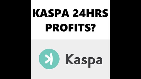 24 Hour Kaspa Mining - Profit?