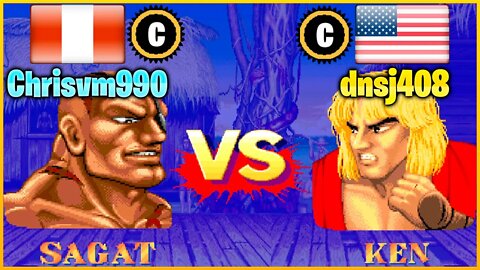 Street Fighter II': Champion Edition (Chrisvm990 Vs. dnsj408) [Peru Vs. U.S.A]