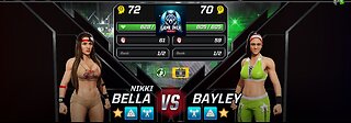 WWE Mayhem| Versus Match| Nikki Bella vs Bayley|