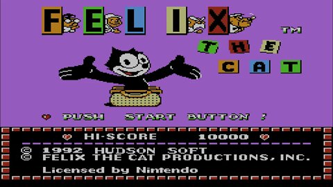 Felix the Cat (1992) Full Game Walkthrough [NES]