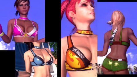 DLC Runway Show - Reiko's Costume R-Xpress, Shooters, A-Clan, The Dojo | Rumble Roses XX