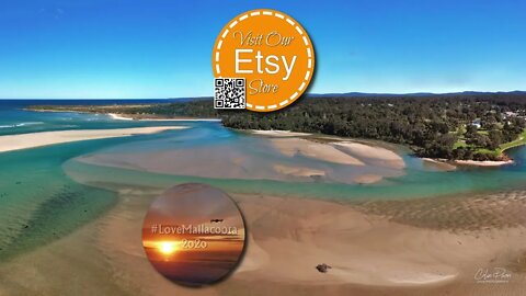 Captain Stevensons Point Mallacoota Inlet 1 Aug 2022 4k by Drone