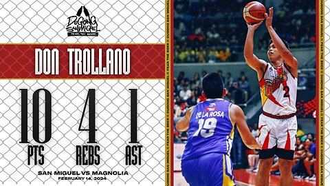 Don Trollano Highlights [San Miguel vs Magnolia Finals G6 | Feb. 14, 2024]