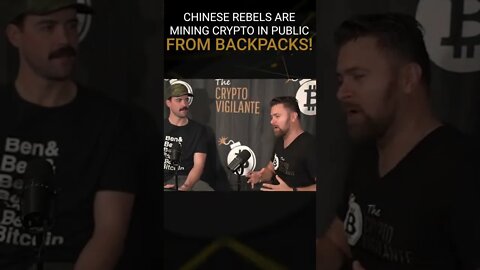 Chinese Rebels Are Mining Crypto In Public From Backpacks