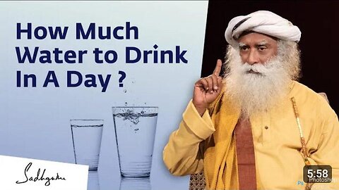 How much water to drink in a day