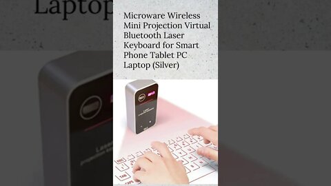 Microware Wireless Mini Projection Virtual Bluetooth Laser Keyboard for Smart Phone Tablet PC Laptop