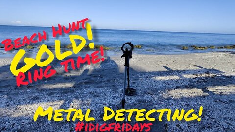 Gold ! Metal Detecting Florida Beach • Equinox Treasure Hunt • Jewelry Bangers • Coins • Beautiful