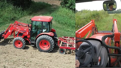 Dueling KIOTI Tractors! Getting the job done! Food plot mayhem in Southern Illinois!