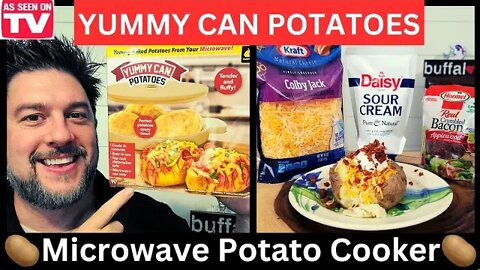 🥔 😋 Yummy Can Potatoes. How to cook potatoes in the microwave. [454] 😋🥫🥔