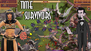 Time Survivors - Lincoln & Cleopatra Fighting Dinosaurs (Bullet Hell Roguelike)