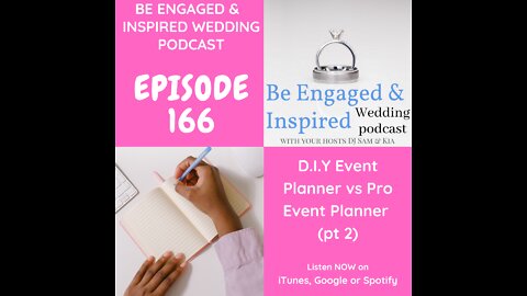 166 - D.I.Y Event Planner vs Pro Event Planner (pt 2)