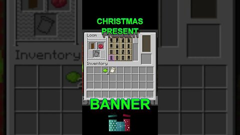 How To Make a Christmas Present On a Banner | Minecraft Tutorial