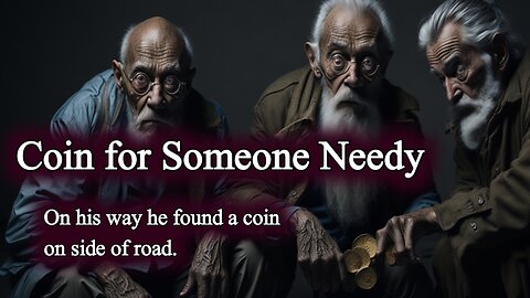 Coin for Someone Needy || A Story of Morals