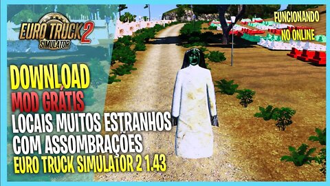 ▶️ETS2 1.43 MELHOR NEM PASSAR AQUI DURANTE A NOITE EURO TRUCK SIMULATOR 2 1.43