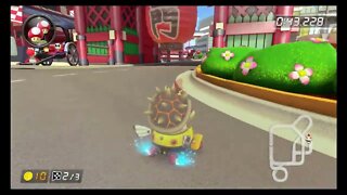 Mario Kart 8 Deluxe Time Trials - Tour Tokyo Blur (150cc) - 1:31.637