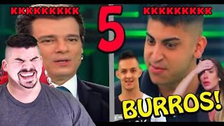 REACT As Maiores Burrices ditas na TV PARTE 5 - Fala de Tudo - MELHOR DO MUNDO