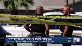 Phoenix Police Department down hundreds of officers