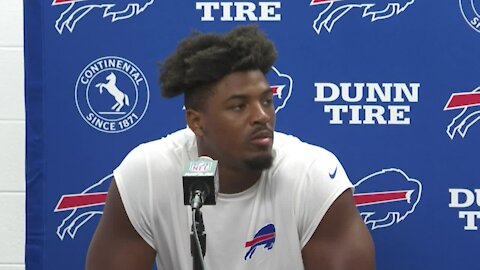 Greg Rousseau, Davis Webb speak following Buffalo Bills first preseason game