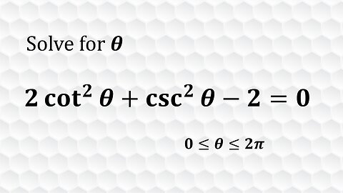 Trigonometric equation