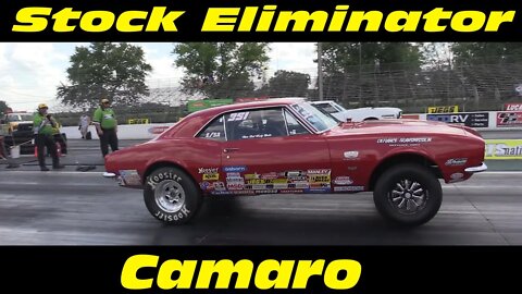 Stock Eliminator Camaro Lucas Oil Drag Racing Series