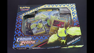 Pokémon TCG Crown Zenith Regieleki V Collection Box