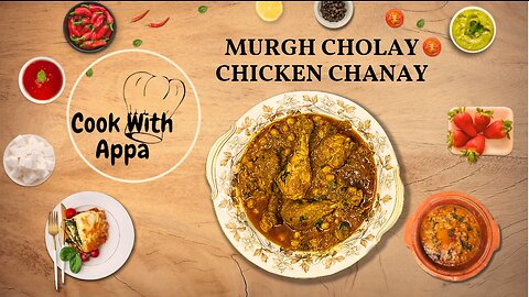 Chicken Cholay Recipe/Chicken Chanay/Murgh Cholay ka Salan/Chicken with chickpeas gravy