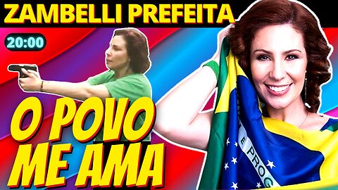 VOCÊ VOTARIA? Carla Zambelli quer ser prefeita de São Paulo