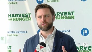 Sen. Vance visits Greater Cleveland Food Bank