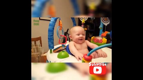 Funny baby laughing 😃 😀 😄