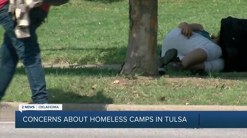 Concerns about homeless camps in Tulsa