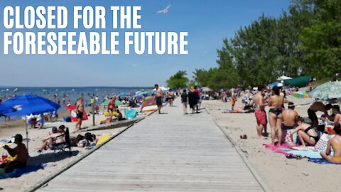 Wasaga Is Closing Part Of Its Beach After 'Human Behaviour At Its Worst' On Canada Day