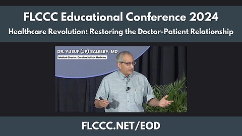 Dr. Yusuf (JP) Saleeby Speaking at FLCCC's 'Healthcare Revolution' Conference (2024)