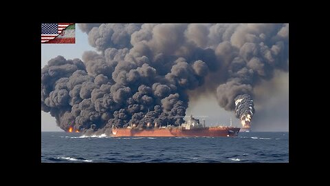 WORST LOSSES FOR IRAN! US A-10 Warthog blows up the largest oil tanker in the Red Sea!