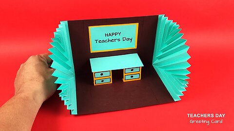 DIY - Teachers Day Card / Handmade Special Greeting Card For Teacher's Day