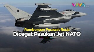 Rombongan Pesawat Rusia Dicegat Jet NATO di Laut Baltik