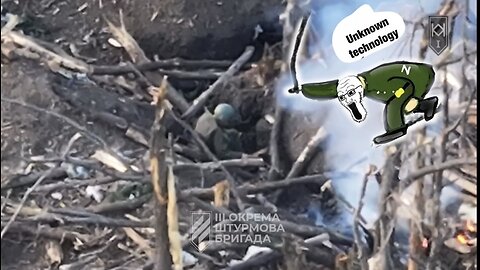 Ukrainian Kamikaze drone fails to detonate, but RUSSIAN SOLDIER comes to the rescue