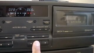 Technics RS TR 170 Double Cassette Deck - Intro and Test