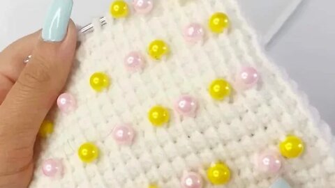 🧶Super Easy Tunisian Crochet Baby Blanket For Beginners
