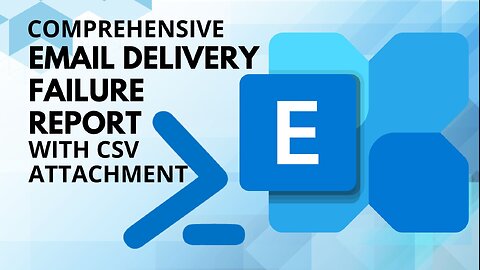 Comprehensive Email Delivery Failure Report with CSV Attachment