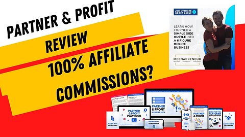 Partner & Profit Review - ⚠️ My No B.S. Review and ⚠️Limited Time