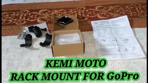 KEMI MOTO RACK MOUNT FOR GoPro